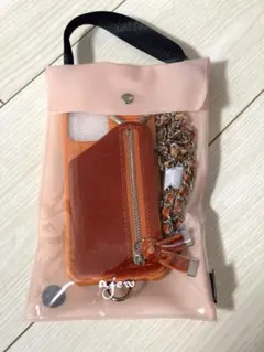 ajew iPhone15 ケース オレンジ ベロア調 - メルカリ