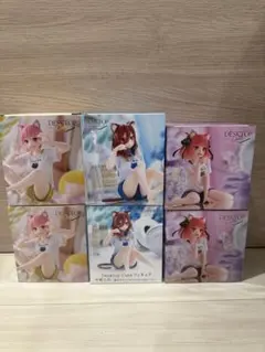 五等分の花嫁 Desktop Cute フィギュア～中野一花　二乃　三玖　6個