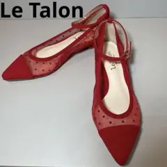 未使用級品otona MUSE × LeTalon ストラップチュールフラット