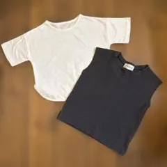 TRUNIKA タンクトップ　韓国子ども服Tシャツ 2枚セット 100cmのサムネイル