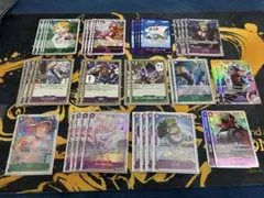 ワンピースカード　緑紫ルフィ　デッキパーツ