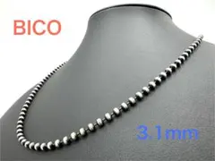 BICO ナバホパール風 ビーズネックレス 47cm 刻印有のサムネイル