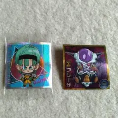 【匿名配送】ドラゴンボールZ 超戦士ウェハースシール ブルマ フリーザ セット