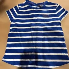 TOMMY 青と白のストライプ Tシャツ92のサムネイル
