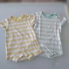 無印良品 ロンパース 2点セット 70～80サイズ