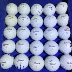 21】ロストボール タイトリスト 色々 ホワイト 200個 B - メルカリ