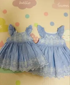 Baby GAP 刺繍ワンピース 2枚セット 80 100