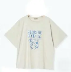 SM2 最新作！！ 【接触冷感】切り替えプリントTシャツ グレーのサムネイル