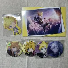 プロセカ 鏡音レン 缶バッジ ポストカード