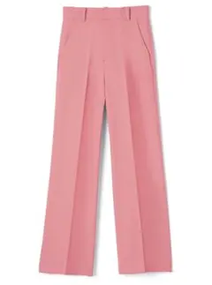 【新品未使用】GRL センタープレスストレートパンツ
