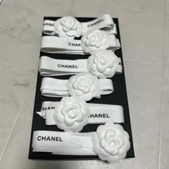 シャネル　CHANEL リボン　カメリア　ラッピング　6個セット