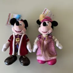 【新品タグ付き】ミラコスタ限定 ミッキーミニー　ぬいぐるみバッジ2個セット
