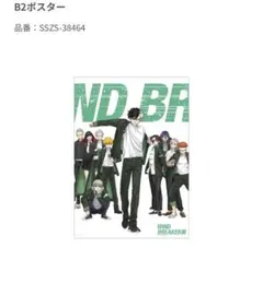 WIND BREAKER展　B2ポスター 特典カード付き　ウィンドブレーカー