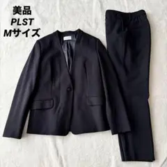 PLST プレミアムオックスカラーレススーツ セットアップ ネイビー