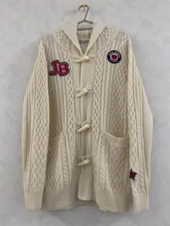 Jack Bunny!! ケーブルニットカーディガン 5 メンズ トグルボタン