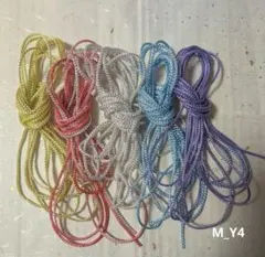 手芸用品メタリックヤーン5色　M_Y4
