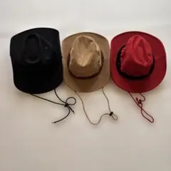 テンガロンハット3色Set❣️