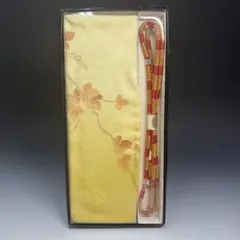正絹 帯揚げ 帯締め セット 花模様 リメイク ハンドメイド