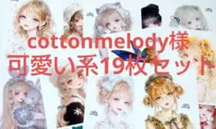 cottonmelody様 人物ステッカー 可愛い系 19枚セット まとめ売り