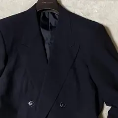 イエガー【JAEGER London】ダブルブレスト紺ブレザー S 美品★のサムネイル