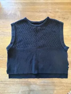 雨のリュウグウ　オオカミとフクロウ ニット　ベスト