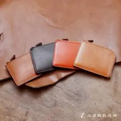 FUJITAKA ミニ財布 濃茶 チョコ 617607 フランス産ボックスカーフ