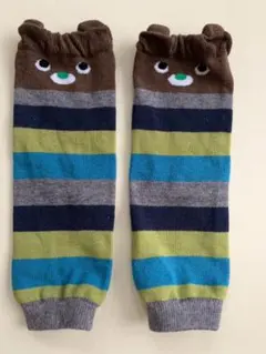 【可愛い】ベビー レッグウォーマー くま しっぽ 防寒対策