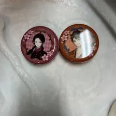 加州 刀剣乱舞 プチキャン 加州清光　陸奥守吉行　缶ケース キャンディケース