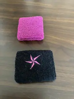 ピンクラメ　リストバンド　2個セット