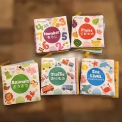 知育布絵本 5個セット　美品