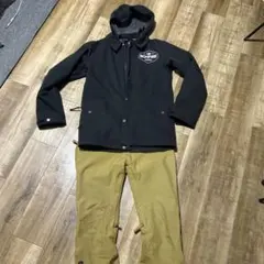 BONFIRE スキー、スノーボードウェア ブラック カーキ