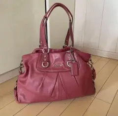 バーガンディ ショルダーバッグ