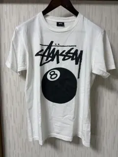 Stussy グラフィックTシャツ ホワイト激レアオールドステューシー最終値下げ stussyオールド ステューシー Tシャツ 王冠ライオン