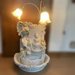 バリ島 ラクササ 天然石彫刻デザイン天然石製ランプスタンド アジアン