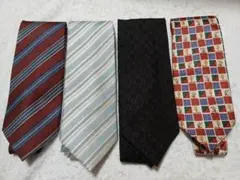 ネクタイ4本セット内FENDI 1本