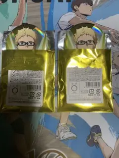 ハイキュー　TD缶バッジ　挑戦者たち　オーロラver 月島