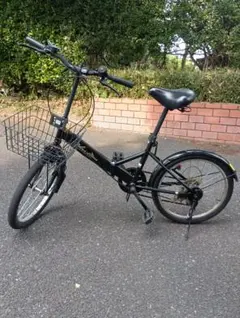 EEP 20インチ シマノ6速 折り畳み自転車 黒 - メルカリ