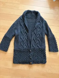 people tree ネパール製 カーディガン 7分袖