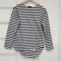 SHIPS ボーダー長袖Tシャツ ホワイト/ネイビーのサムネイル