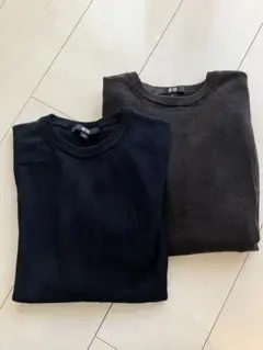 ユニクロ メリノクルーネックセーター m