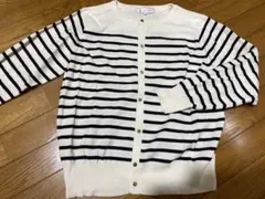 【ROPE'PICNIC】ボーダーカーディガン