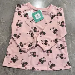 新品未使用★ベビー 95cm Disneybaby ミニー トレーナー 裏毛