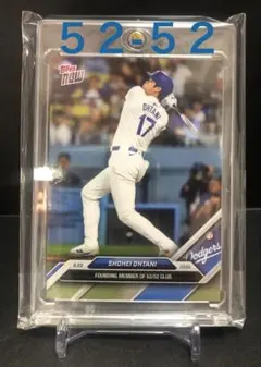【大谷翔平】topps Nowドジャース52号ホームラン 52盗塁！限定カードのサムネイル