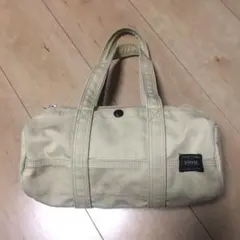 PORTER ポーター ミニボストンバッグ ハンドバッグ キャンバス ベージュ