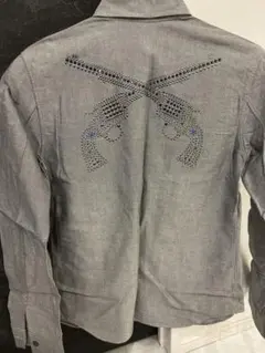 【美品】roar綿シャツ グレー