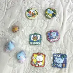 BT21/くら寿司/缶バッジ他グッズ/おまとめ9点セット