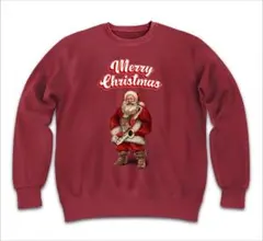 クリスマス サンタ ホリデー サックス スウェット トレーナー メンズ プリント