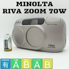 MINOLTA RIVA ZOOM 70W DATE機能✕ 新品電池付きのサムネイル
