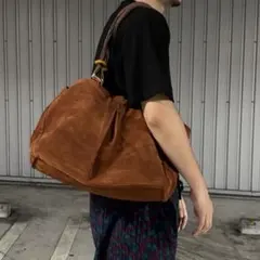 Vintage leather shoulder bag sullen スエードのサムネイル