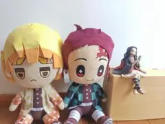 鬼滅の刃 ぬいぐるみ フィギュア 3点セット